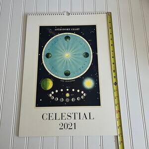 Celestial Astronomy Wall Calendar 2021 Astrology Space Art Cosmic Planet Prints